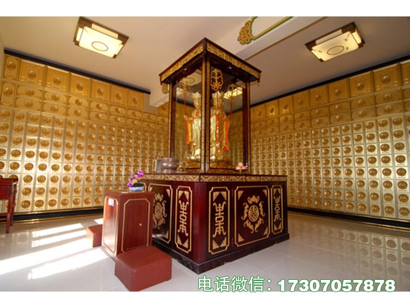 实木骨灰存放架