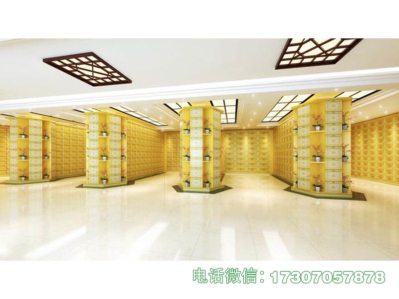 带锁骨灰存放架